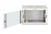 Digitus Szafa sieciowa wisząca Dynamic 19 7U rack 385x600x450mm, drzwi szyba, szara, niezłożona, 60kg